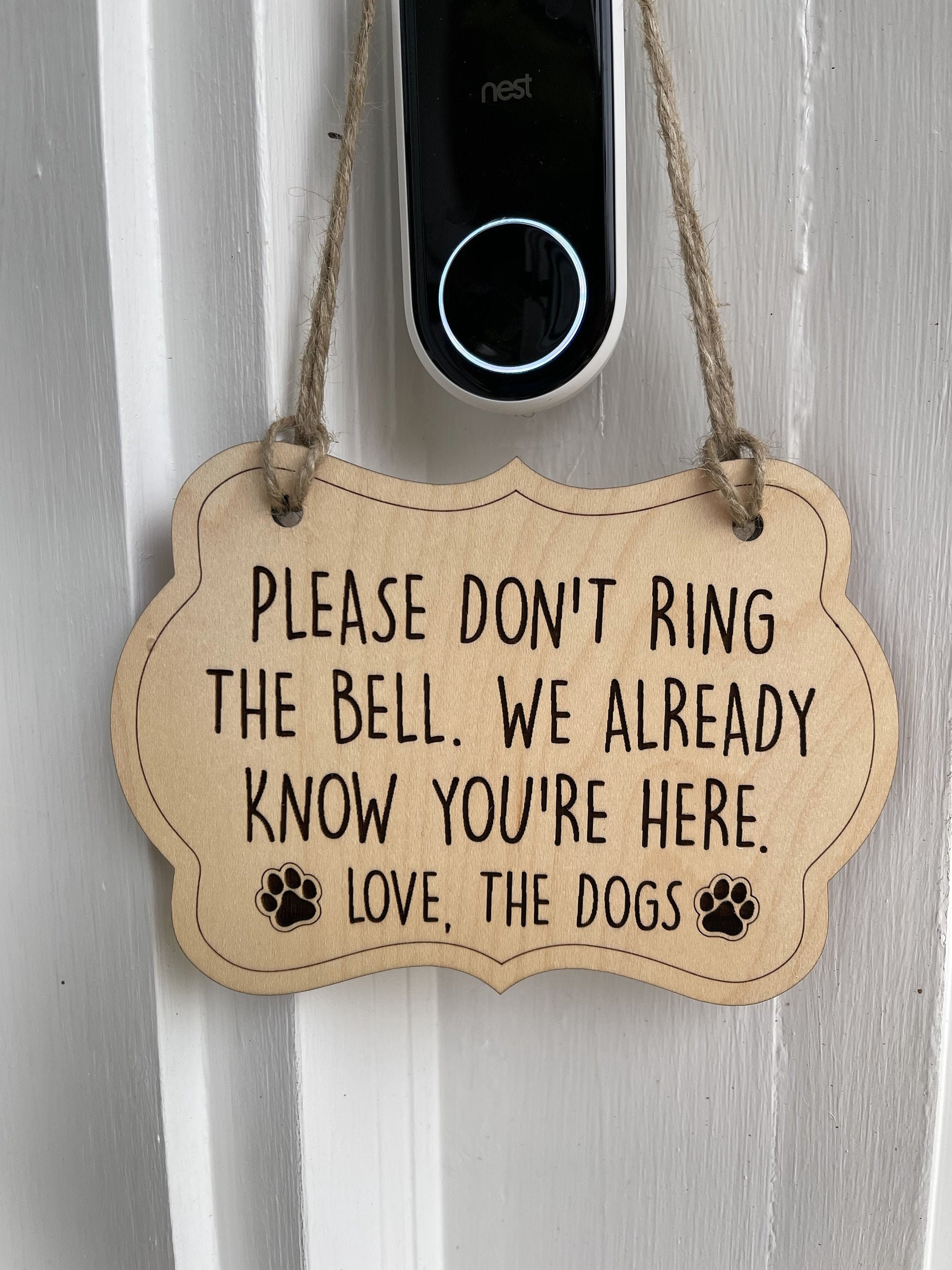 Amazon Doorbell Sign, Delivery Door Sign, Do Not Disturb Sign, Don't R –  Crafty Wood Studios