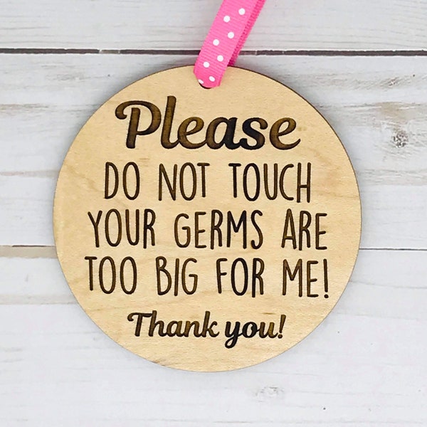 Please Don't Touch Baby Tag | Don’t Touch Car Seat Tag | Please Don't touch Baby Carrier Tag | New Parents Gift | Baby Shower Gift | Baby