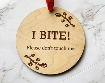 Dont Touch Baby Sign, Newborn Gifts for Parent, Car Seat Tag for Baby, Baby Shower Gift for Mom to Be, New Parent Gift, Germ Sign for Babies