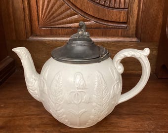 Antique Salt Glazed Child's Teapot