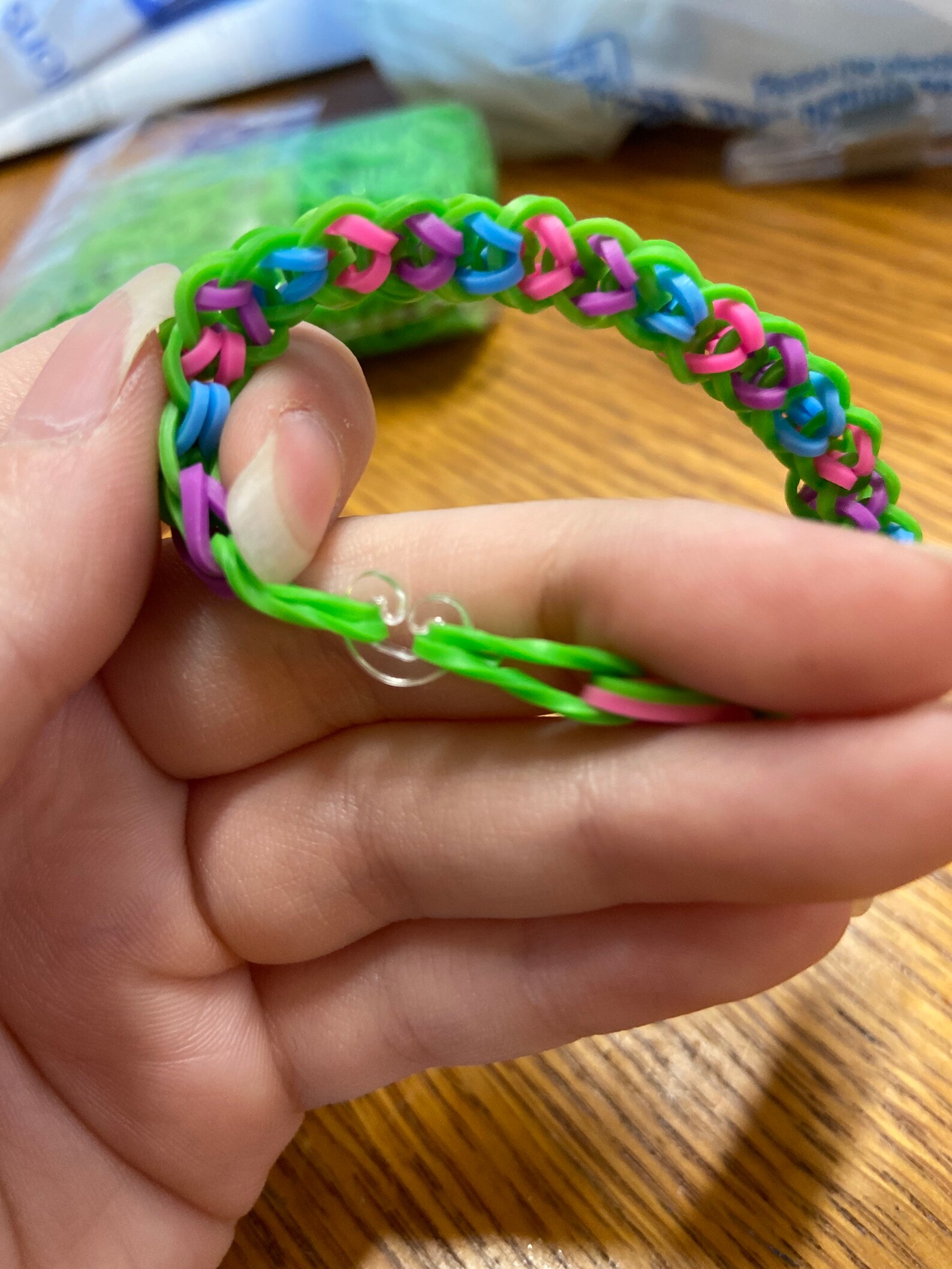 Customizable Flat heart rubber band bracelet Etsy