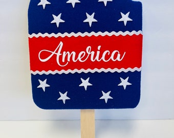 Patriotic Popsicle Wreath Attachment