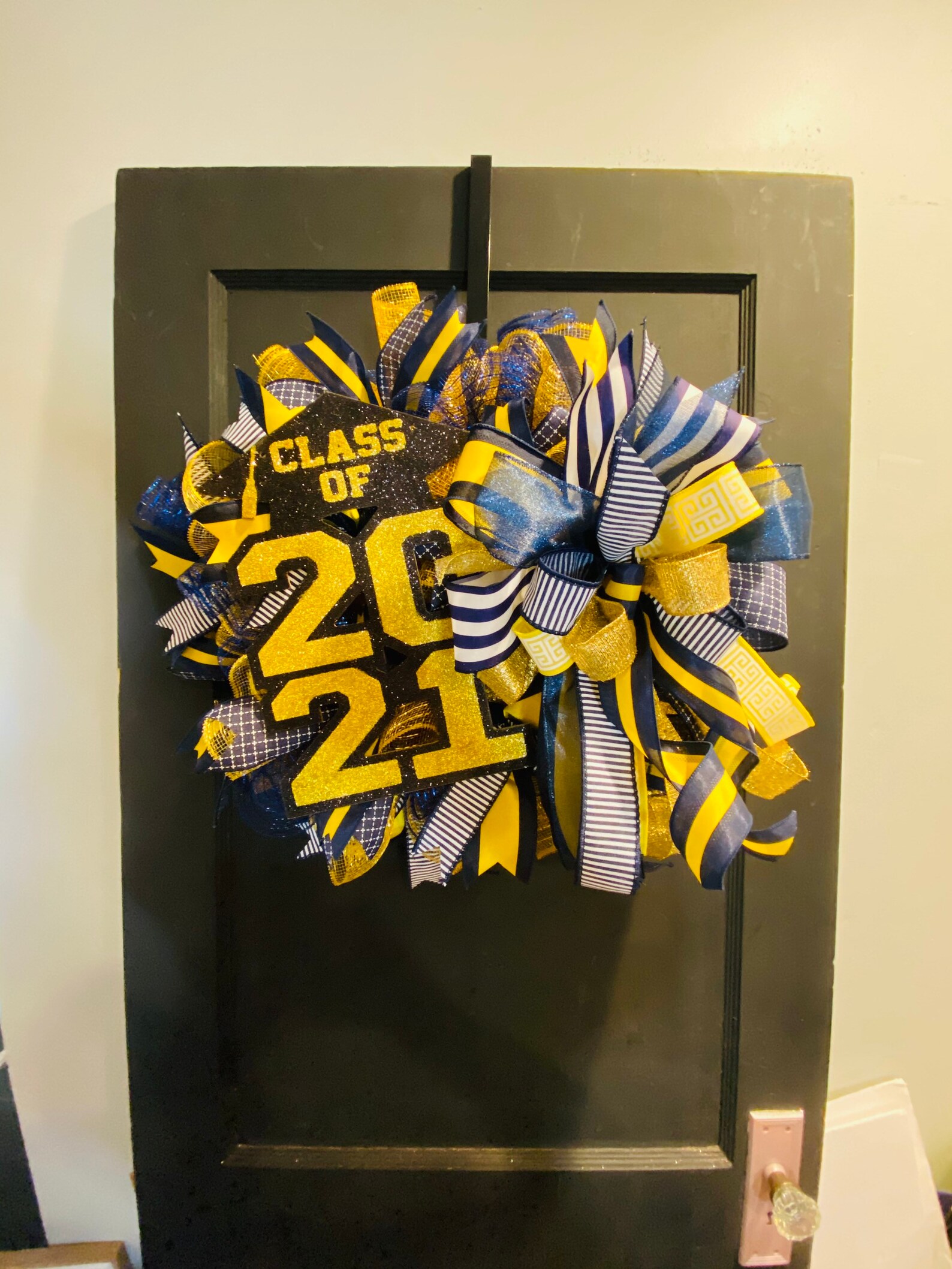 Graduation Wreath Class of 2021 Decorations Senior Gifts Etsy