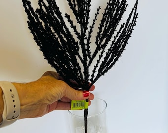 Picareta de pinho floculado preto de 18 polegadas