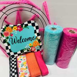 Summer Tropical Welcome DIY Wreath Kit