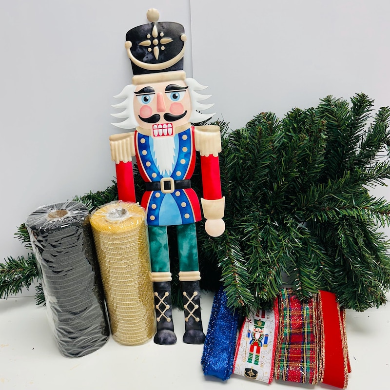 Swag With Nutcracker - Etsy
