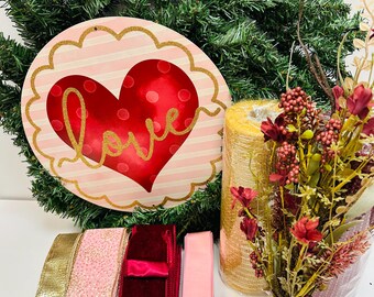 LOVE Valentine DIY Kranz Kit