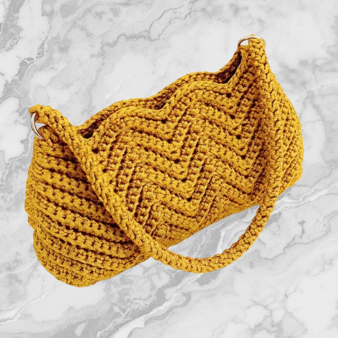 Crochet Tote Bag Pattern PDF | Modern Beginner DIY Purse Tutorial ...