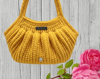 Large Crochet Macramé Tote Bag Pattern | Easy Handmade Shoulder Bag Tutorial PDF