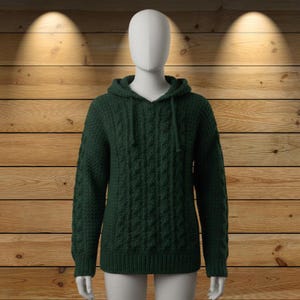 Mönster för grovvirkad kabelhuvtröja | XS-XXL (PDF-instruktioner)