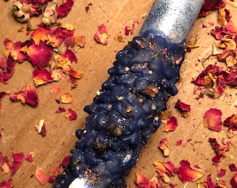 La Siren Ritual Candle (Blue Taper)