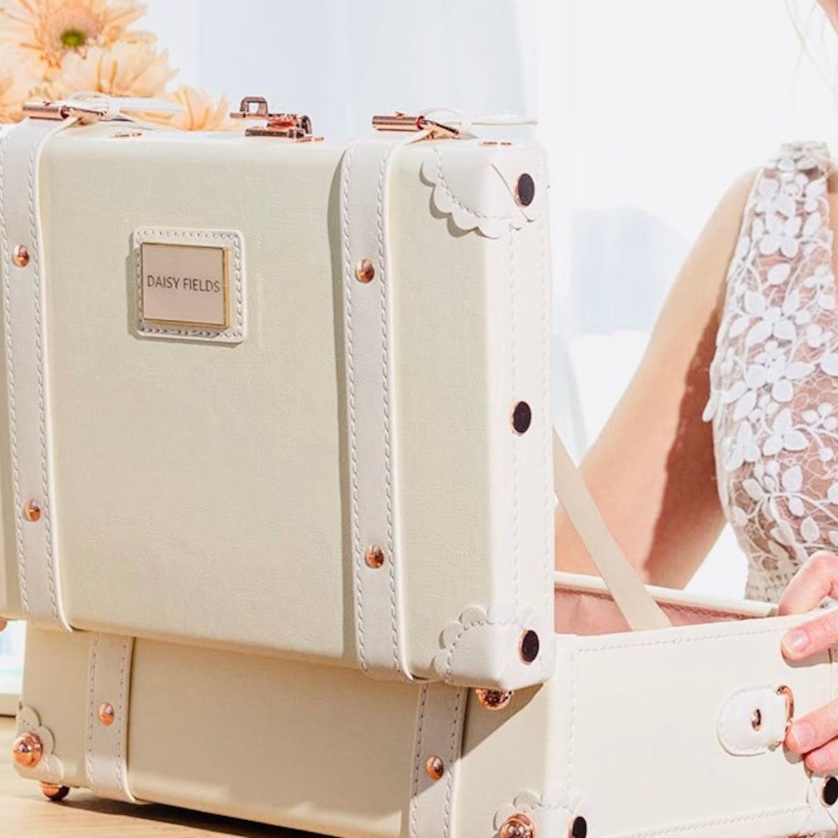 Personalized Wedding Keepsake Box. Wedding Petite Trunk. Keepsake Suitcase. Designed in Spain. by Daisy Fields - Etsy