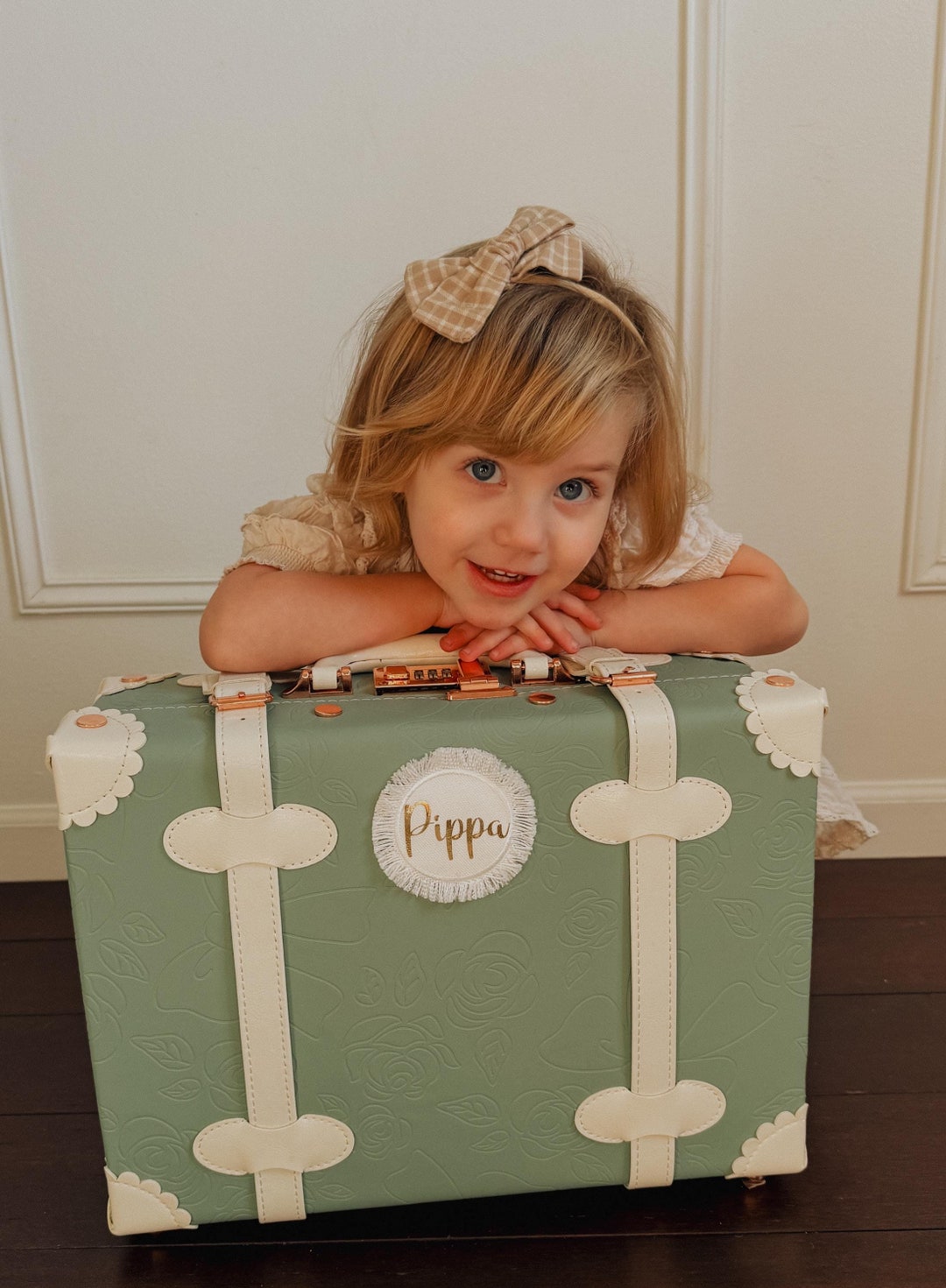Emerald Green - Personalized Baby Keepsake Box, Memory Case, Suitcase ...