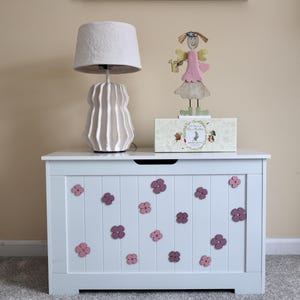Boho Flowers Large Toy Box by Daisy Fields.