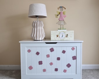 Boho Flowers Large Toy Box by Daisy Fields.