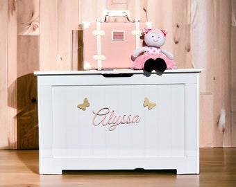 3D Butterfly Personalized wooden toy box or wooden elements only by Daisy Fields.