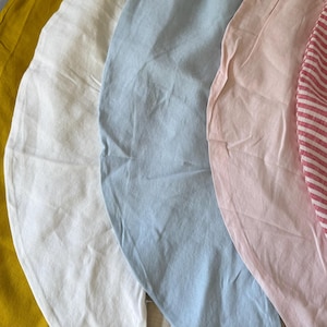 Pillowcases for moon pillows by Daisy Fields.