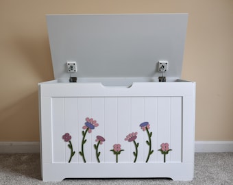 Bohemian Garden Collection Large Toy Box by Daisy Fields.