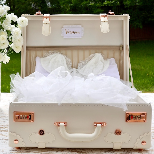 XXGRANDE & XXGRANDE Aufbewahrungsbox / Hochzeitskleid Erinnerungsbox. Designed in Spanien. Von Daisy Fields