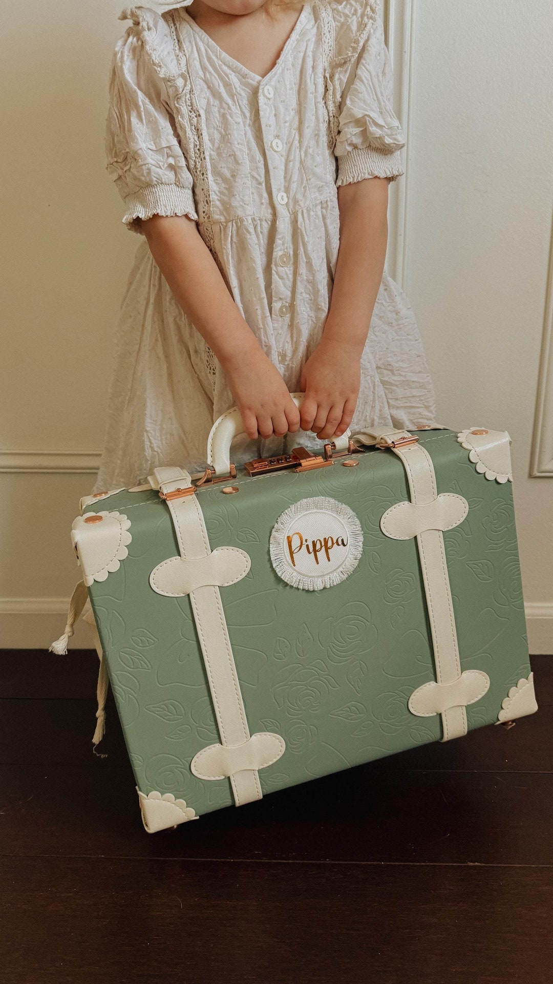Emerald Green - Personalized Baby Keepsake Box, Memory Case, Suitcase ...