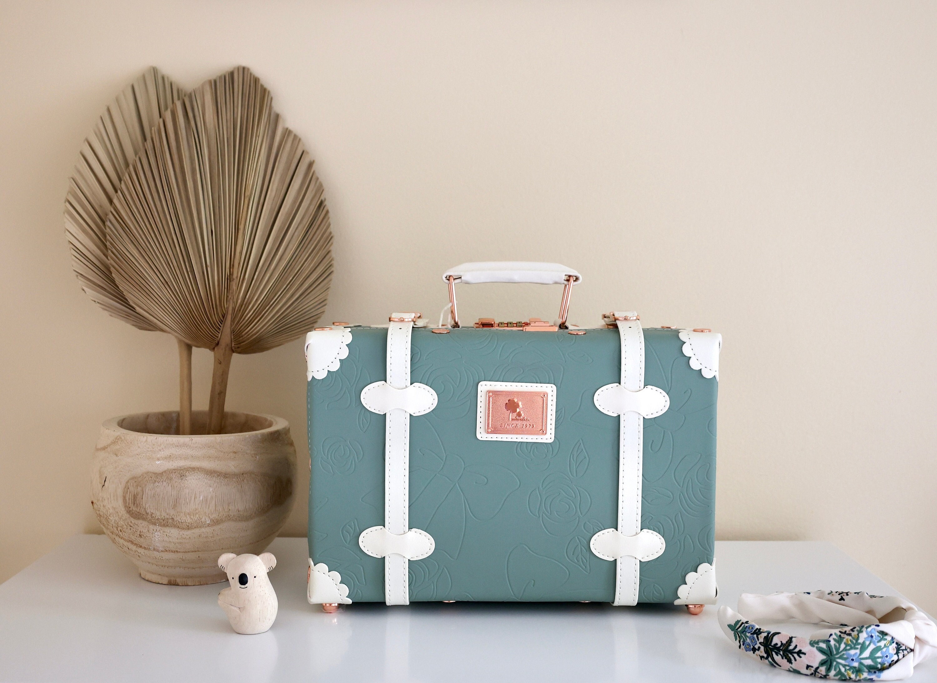 Emerald Green - Personalized Baby Keepsake Box, Memory Case, Suitcase ...