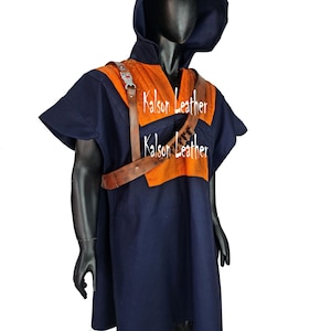 poncho with belt inspired by Jedi survivor
