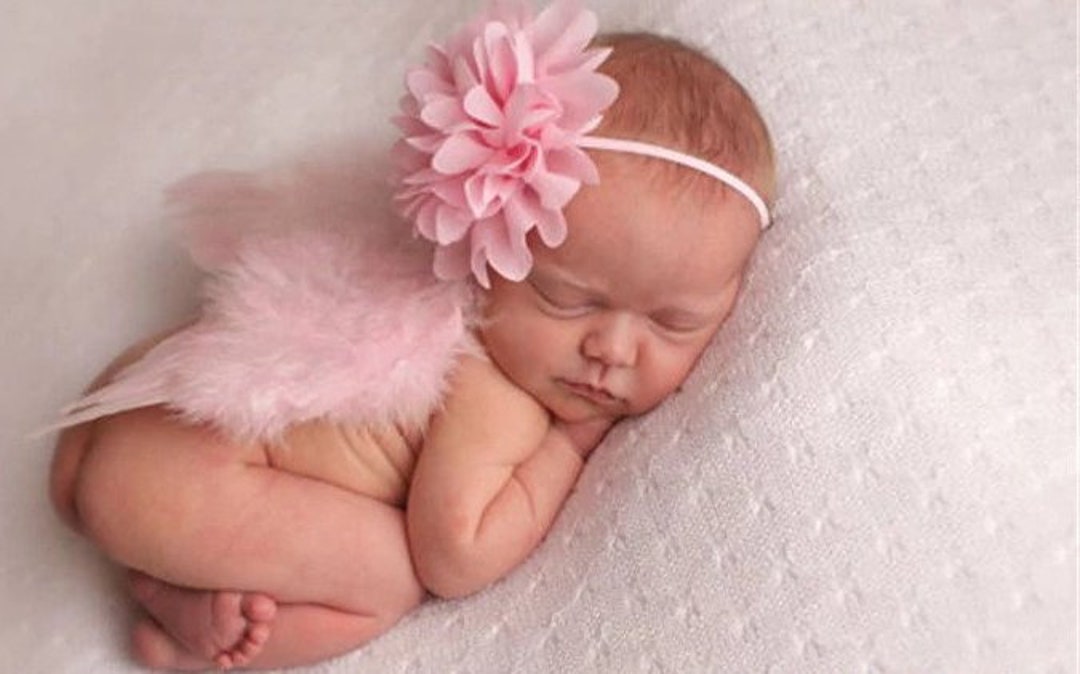 Feathers Angle Wingbaby Girl Wingrainbow Baby Giftangel Etsy