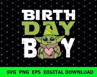 Download Yoda Birthday Svg Etsy