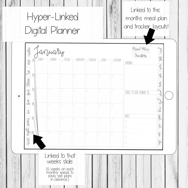 Goodnotes 5 planner templates treemilo