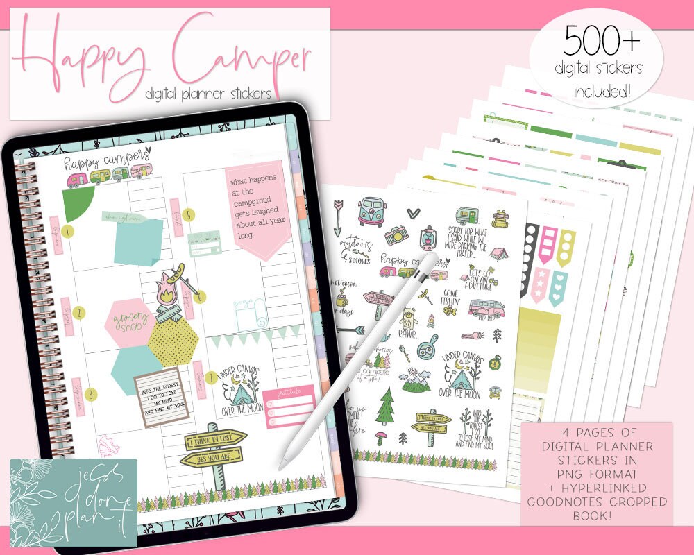 Cute Camping Planner Printables - Etsy