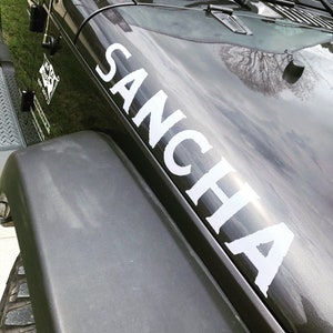 Jeep hood decal