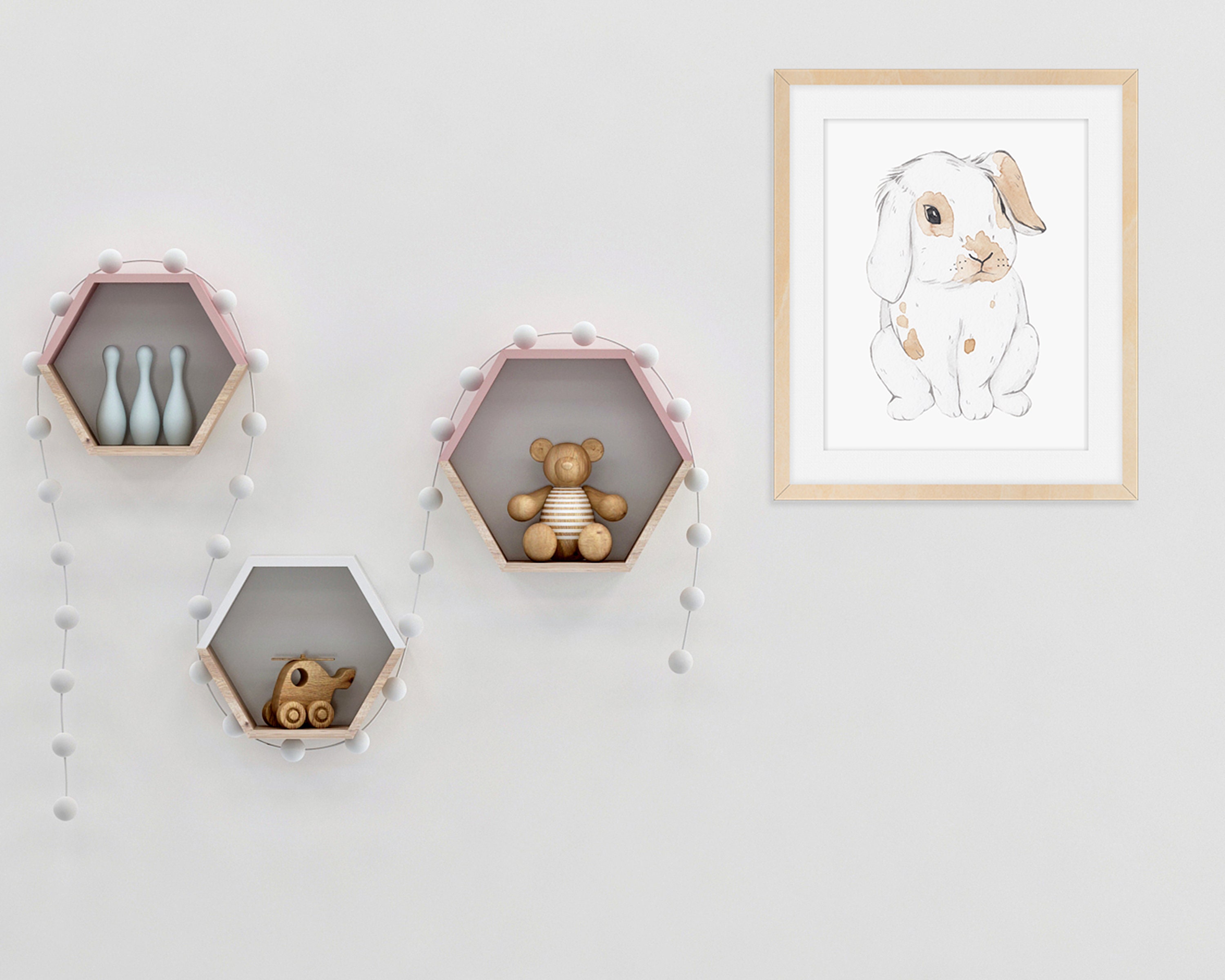 Nursery Wall Décor Animal Nursery Animal Wall Art Girls Etsy UK