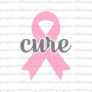 Borstkanker SVG, kankerlint, bewustzijn roze, Illustraties, roze lint, instant download, 484