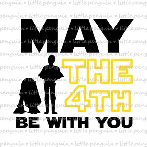 STAR WARS SVG, May the fourth be with you, Star Wars, Clip Art, cut file, instant download, jpg, png, svg, eps, 542