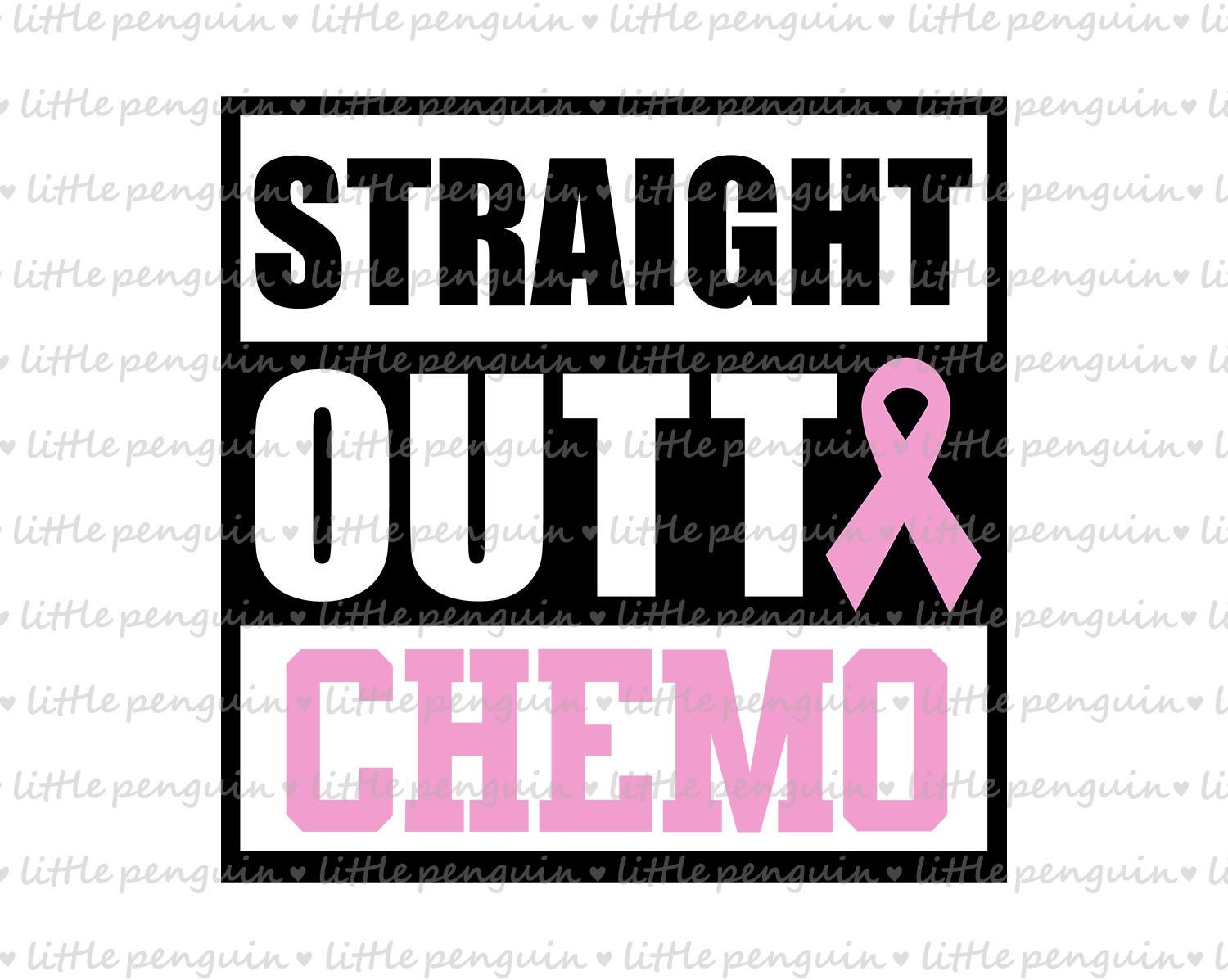 Breast Cancer, Cancer Svg, Straight Outta Chemo, Cancer Ribbon ...