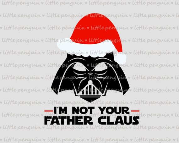 Download Star Wars Svg Christmas Svg Darth Vader Svg Santa Claus Hat Etsy