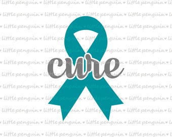 Breast Cancer SVG, cancer ribbon, awareness cancer, Clip Art, ovarian cancer, instant download, 485