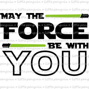 STAR WARS SVG, May the force be with you svg, Star Wars svg, Clip Art, instant download, 510