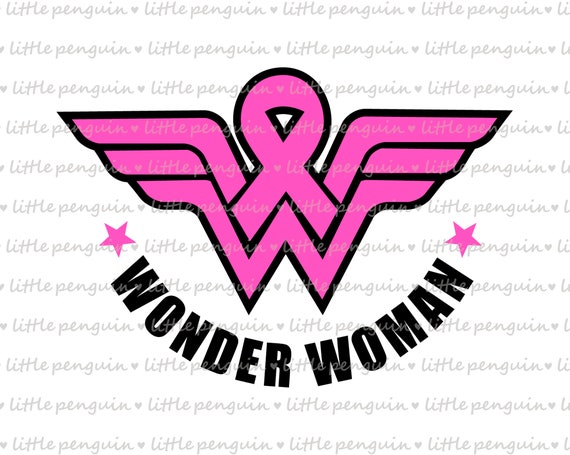 Download T Shirt Onesie Jpg Instant Cricut Breast Cancer Wonder Woman Cancer Ribbon Awareness Pink Hope Svg Silhouette Eps Png Svg Baby Boy Patterns 3d Printing