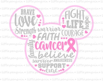 AWARENESS, Ribbon Breast Cancer, cancer ribbon, awareness pink, hope, Clip Art, instant download, 059