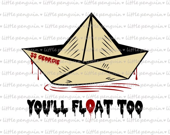 IT Vintage You'll Float Too T Shirt IT Vintage You'll Float Too T Shirt