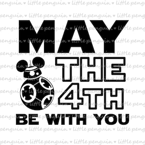 STAR WARS SVG, May the fourth be with you, Star Wars, Clip Art, cut file, instant download, jpg, png, svg, eps, 540