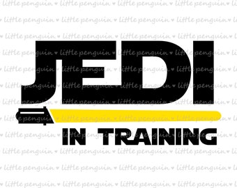 STAR WARS SVG, Jedi in training svg, Star Wars svg, Clip Art, T-shirt, onesie, instant download, 119 v2
