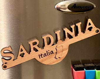 Calamita Souvenir 3D A Forma Di Sardegna - Magnete Da Frigo In Resina, Idea Regalo Italia, Dimensioni 4 X 6,6 Cm - 5