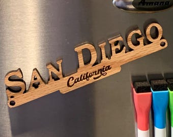 MM 103 SURFBOARD BEACH METAL MAGNET - Great Souvenirs Of San Diego