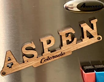 Aspen Colorado Kühlschrankmagnet: Rocky Mountain Souvenir