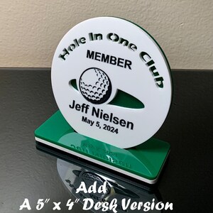 Hole In One Golf Ball Display Dome