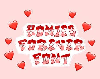 HOMIES PROCREATE FONT (Download)