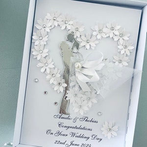 Personalised Wedding Card Handmade Luxury 3d Wedding Gift Box - Etsy UK