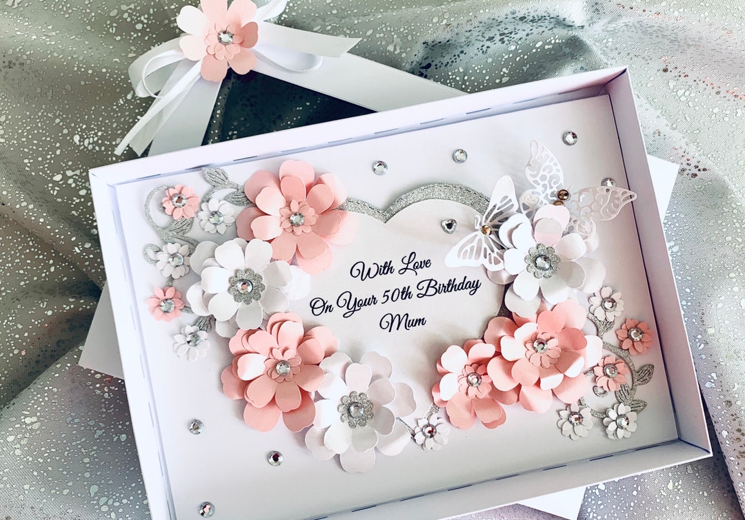 Luxury Handmade Personalised Mother’s Day Card Mothers Day Card Gift ...
